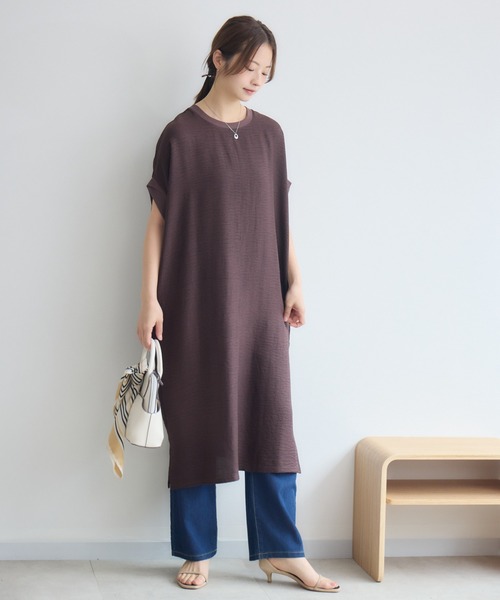 KATHARINE ROSS(キャサリンロス)の「エステルワッシャーワンピース(ワンピース・レディース・ブラウン/ブラック・FREE)」の9枚目の写真