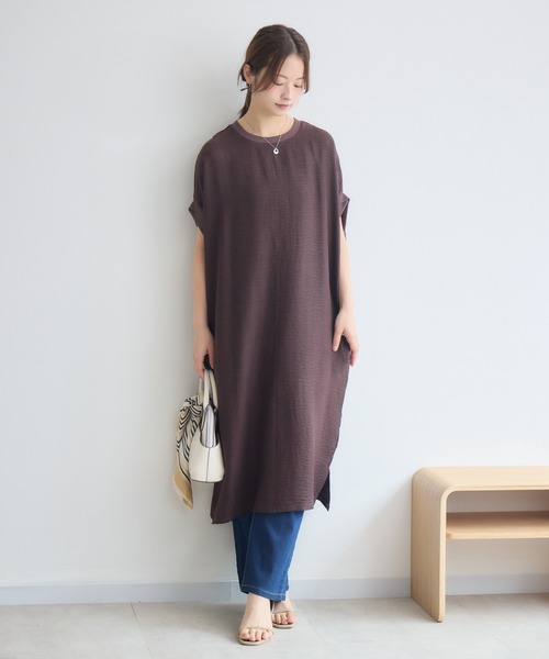 KATHARINE ROSS(キャサリンロス)の「エステルワッシャーワンピース(ワンピース・レディース・ブラウン/ブラック・FREE)」の10枚目の写真
