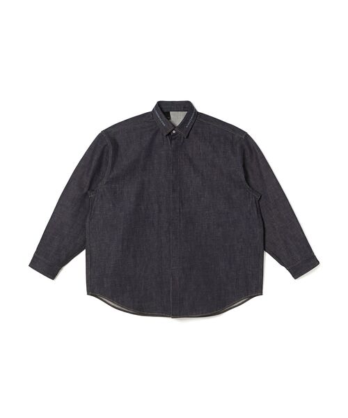 N.HOOLYWOOD COMPILE(N.ハリウッド コンパイル)の「DENIM SHIRT(シャツ/ブラウス・メンズ・ネイビー・40/38/36)」の1枚目の写真