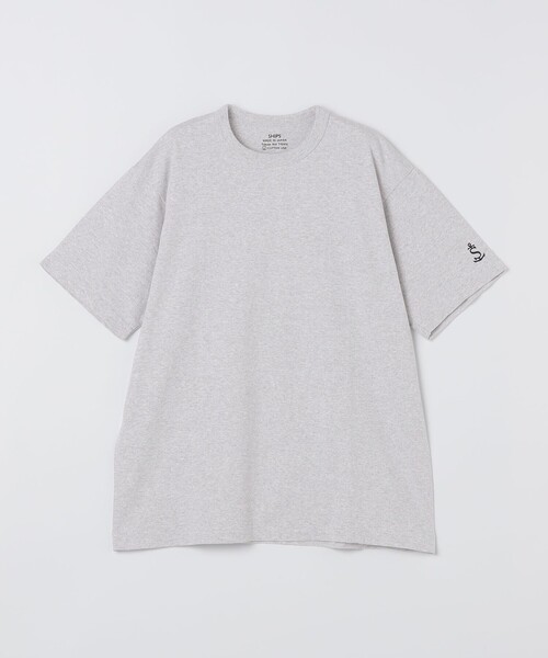 SHIPS(シップス)の「SHIPS:〈MADE IN JAPAN〉スタンダード チューブ Tシャツ(Tシャツ/カットソー・メンズ・ホワイト/ブラック/グレー・SMALL/MEDIUM/LARGE/X-LARGE)」の3枚目の写真