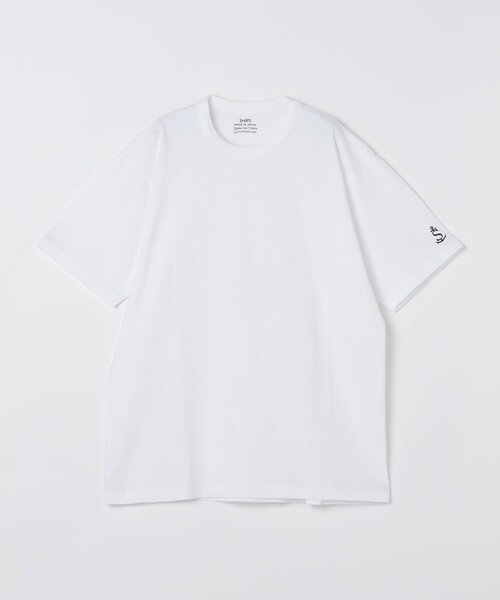 SHIPS(シップス)の「SHIPS:〈MADE IN JAPAN〉スタンダード チューブ Tシャツ(Tシャツ/カットソー・メンズ・ホワイト/ブラック/グレー・SMALL/MEDIUM/LARGE/X-LARGE)」の1枚目の写真