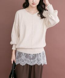 ITEMS URBANRESEARCH（アイテムズ アーバンリサーチ）の「『洗濯可』アウトリンキングVネックニット（ニット/セーター）」