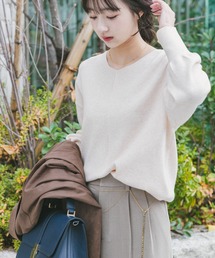 ITEMS URBANRESEARCH | 『洗濯可』アウトリンキングVネックニット(ニット/セーター)