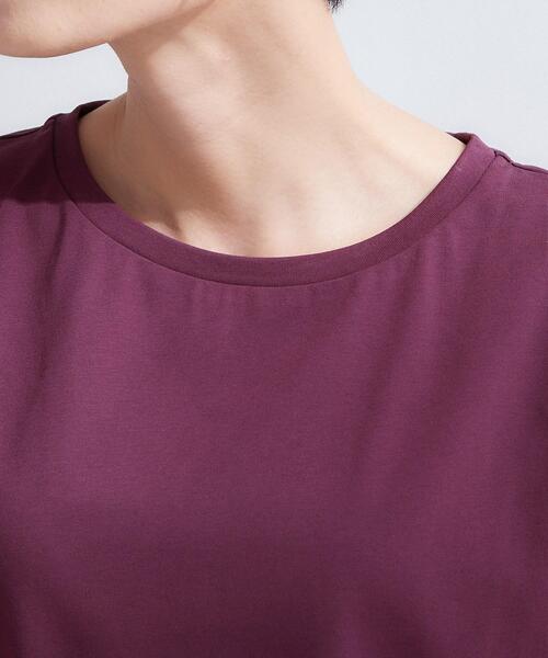 OPAQUE.CLIP（オペークドットクリップ）の「裾フリルドッキングカットソー【洗濯機OK】（Tシャツ/カットソー・レディース・ボルドー/ブラック/チャコールグレー・38/40）」の19枚目の写真