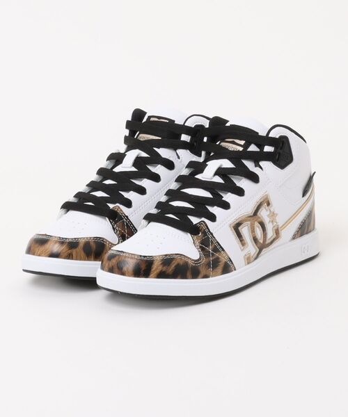 DC SHOES（ディーシーシューズ）の「DC SHOES ウィメンズ WS UNIVERSITY MID SE SN シューズ 【2026年秋冬モデル】/ミッドカットスニーカー（スニーカー・レディース・タン/ホワイト系その他/ホワイト系その他2・24.5cm/25cm/23.5cm/24cm/23cm）」の3枚目の写真