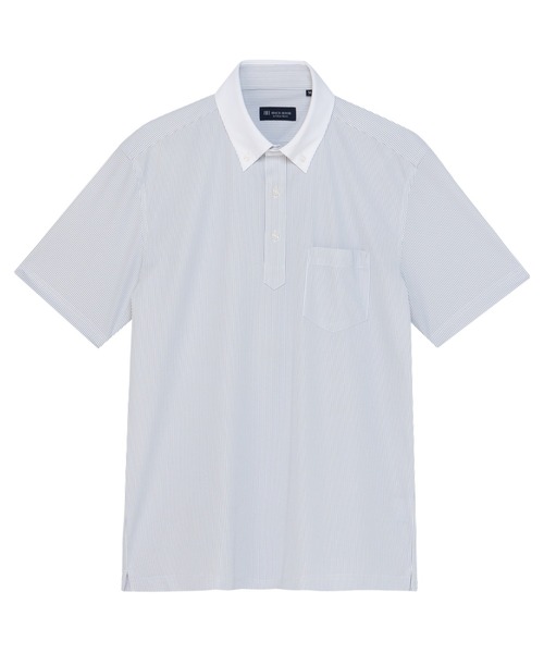 TOKYO SHIRTS(トウキョウシャツ)の「ビズポロ ポロシャツ コンフォートドライ 半袖 メンズ(ポロシャツ・メンズ・ブルー・XL/LL/L/M/S)」の1枚目の写真