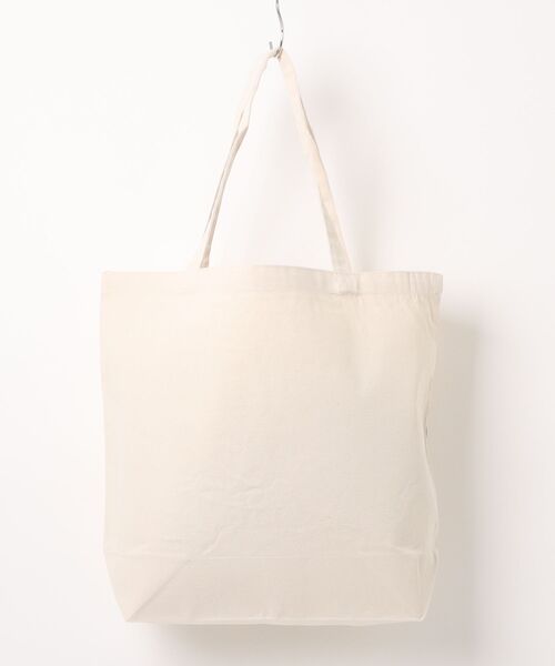 Ol' Basics(オールベーシックス)の「Ol' Basics(オール・ベーシックス) トートバッグ キャンバス ブルドッグ&フラッグイラスト カレッジロゴ プリント 鞄 BAG アメカジ メンズ レディース ユニセックス Lサイズ(トートバッグ・レディース・ベージュ系1/ベージュ系2・FREE)」の4枚目の写真