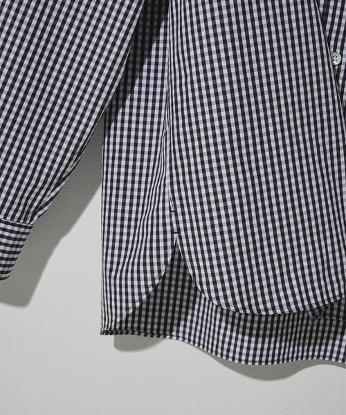 STUDIOUS(ステュディオス)の「【STUDIOUS】Clear broad Shirts(シャツ/ブラウス・メンズ・ホワイト/サックスブルー/ストライプ/チェック・2/3/1)」の11枚目の写真