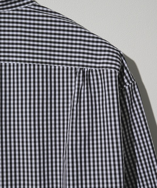 STUDIOUS(ステュディオス)の「【STUDIOUS】Clear broad Shirts(シャツ/ブラウス・メンズ・ホワイト/サックスブルー/ストライプ/チェック・2/3/1)」の13枚目の写真