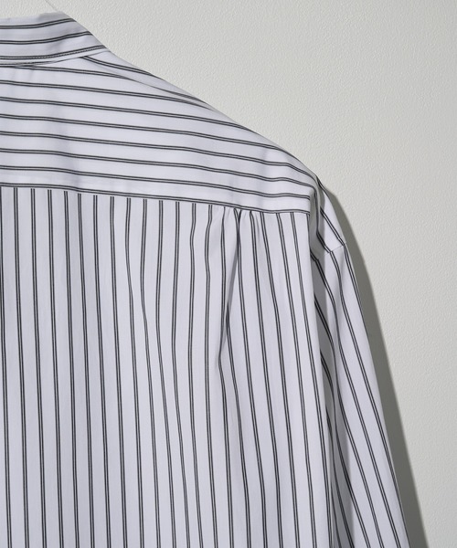 STUDIOUS(ステュディオス)の「【STUDIOUS】Clear broad Shirts(シャツ/ブラウス・メンズ・ホワイト/サックスブルー/ストライプ/チェック・2/3/1)」の20枚目の写真
