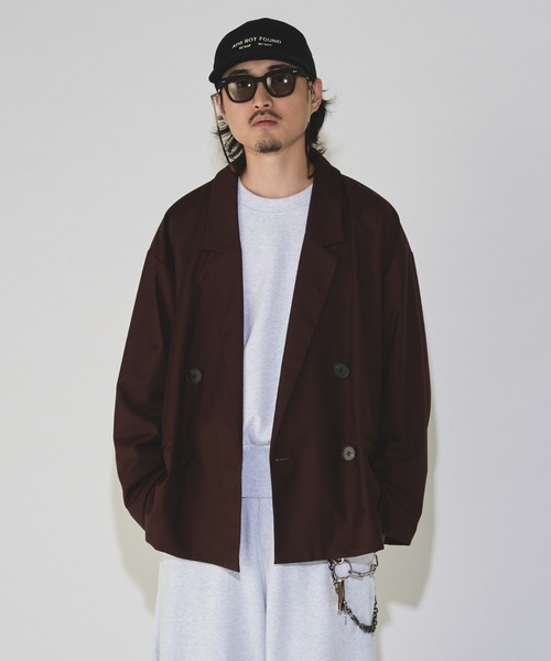 Lui's(ルイス)の「【WEB限定】 オーバーサイズクラシックダブルジャケット(テーラードジャケット・メンズ・グレー/ワインレッド・FREE)」の17枚目の写真