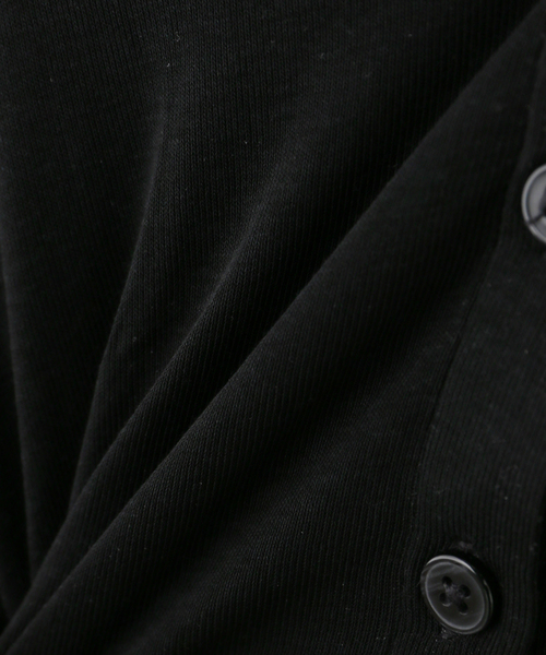JOURNAL STANDARD(ジャーナルスタンダード)の「【COMME SI STUDIO/コムシスタジオ】 Sencual Sheer Cardi(Tシャツ/カットソー・レディース・アイボリー/ブラック/ピンク・FREE)」の9枚目の写真