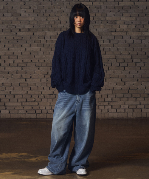 F.ILLUMINATE(フィルミネイト)の「ダメージウォッシュデニムパンツ-スカイブルー(デニムパンツ・レディース・その他・XS/S/M/L/XL)」の5枚目の写真
