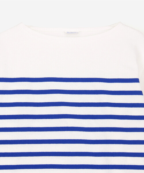 ORCIVAL（オーシバル）の「ORCIVAL | ラッセル ボートネッククロップドTシャツ WOMEN（Tシャツ/カットソー・レディース・ブラック系その他/ブルー系その他・2/1）」の11枚目の写真
