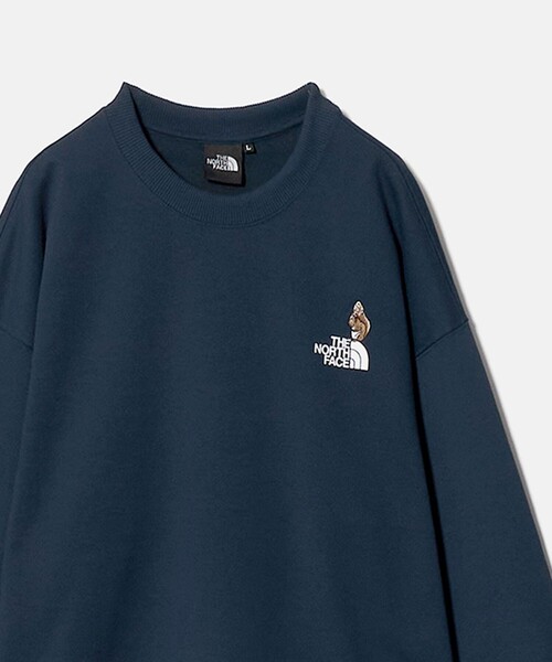 THE NORTH FACE(ザノースフェイス)の「<THE NORTH FACE>ズー ピッカー クルー(スウェット・メンズ・ブラック/ネイビー・XL/L/M)」の2枚目の写真