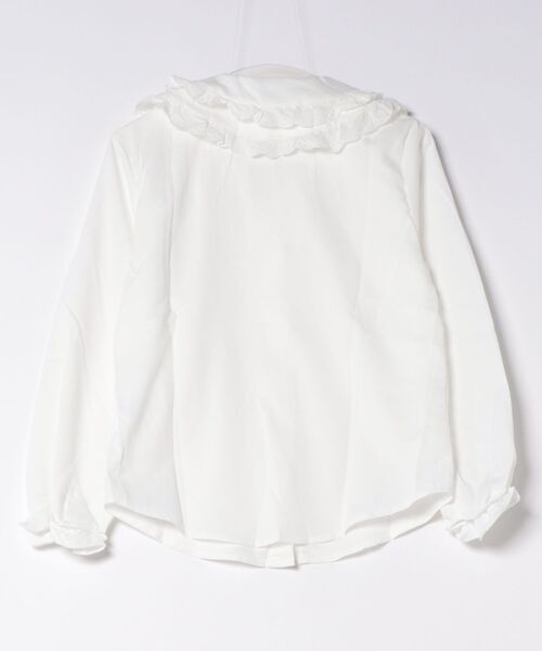 LAMPOON(ランプーン)の「2重襟フリルブラウス(シャツ/ブラウス・レディース・ホワイト・SMALL/MEDIUM/LARGE)」の7枚目の写真