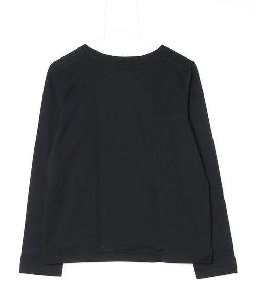 HANES(ヘインズ)の「【Hanes/ヘインズ】レディース Hanes T-SHIRTS KURO for HER クルーネックロングスリーブTシャツ(Tシャツ/カットソー・レディース・ブラック・LARGE/MEDIUM)」の2枚目の写真