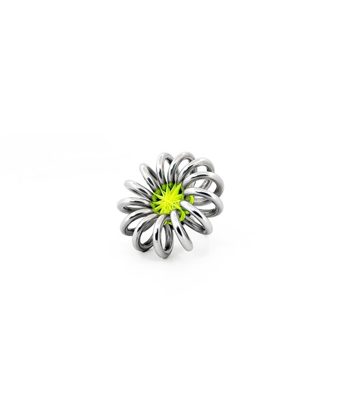 GYAN GYAN STYLE(ギャンギャンスタイル)の「FUNFLOWER ring(リング・レディース・パープル/ブラック/レモンイエロー/ライトグリーン/レッド/ピンク/ブルー/ブラウン/ホワイト・FREE)」の7枚目の写真