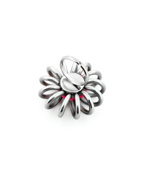 GYAN GYAN STYLE(ギャンギャンスタイル)の「FUNFLOWER ring(リング・レディース・パープル/ブラック/レモンイエロー/ライトグリーン/レッド/ピンク/ブルー/ブラウン/ホワイト・FREE)」の11枚目の写真