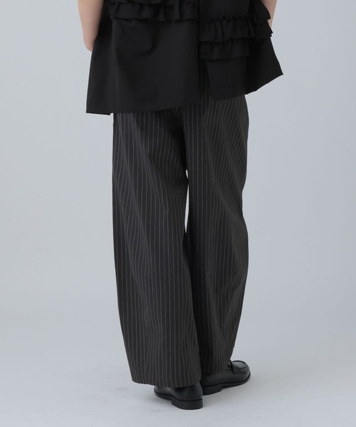 LEPSIM(レプシィム)の「イージーコクーンスラックスパンツ 1055042(その他パンツ・レディース・カーキ/ブラック系その他/チャコールグレー・FREE/TALL)」の6枚目の写真