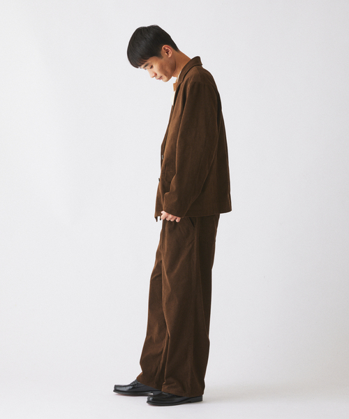 JOURNAL STANDARD relume(ジャーナルスタンダード レリューム)の「テック ”SOLOTEX(R)” コーデュロイ ウォッシャブル ダブルジャケット(その他アウター・メンズ・チャコールグレー/ブラック/ブラウン・SMALL/MEDIUM/LARGE)」の10枚目の写真