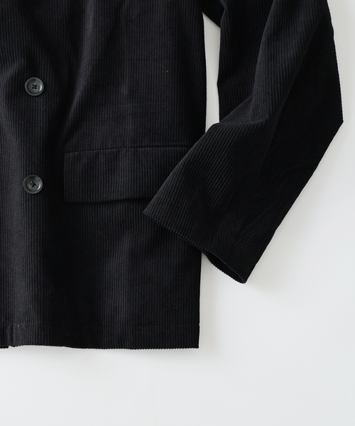 JOURNAL STANDARD relume(ジャーナルスタンダード レリューム)の「テック ”SOLOTEX(R)” コーデュロイ ウォッシャブル ダブルジャケット(その他アウター・メンズ・チャコールグレー/ブラック/ブラウン・SMALL/MEDIUM/LARGE)」の21枚目の写真