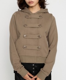 DOUBLE BUTTON フーディ