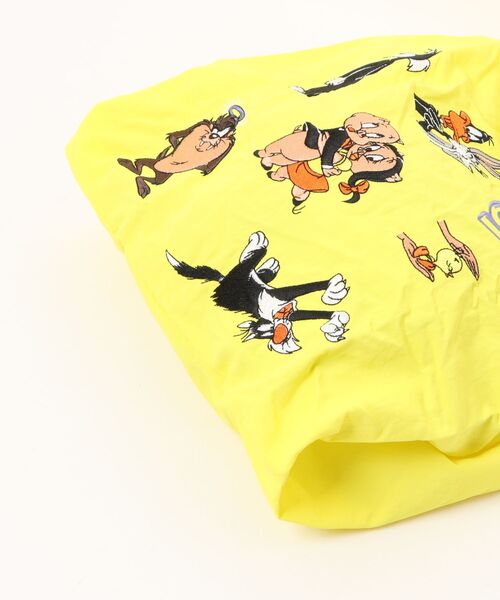 Looney Tunes（ルーニーテューンズ）の「【 LOONEY TUNES/NOSTALGICA 】 ルーニー・テューンズ/ノスタルジカ?刺繍エコバッグ ルーニー ＹＥ（エコバッグ/サブバッグ・レディース・グリーン/イエロー・FREE）」の4枚目の写真