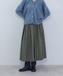 切り替えギャザースカート