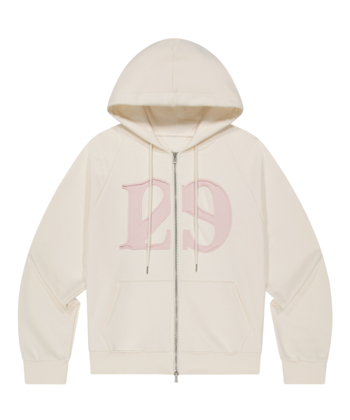 ILLIGO(イリゴ)の「129 ロゴパッチフードジップアップアイボリー(パーカー・レディース・その他・MEDIUM/LARGE/SMALL/X-SMALL)」の4枚目の写真