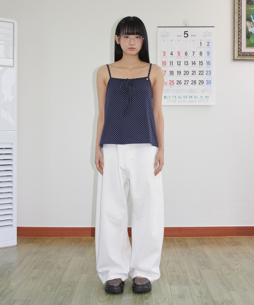 RONRON(ロンロン)の「BETTY BOOP CHARM DOT CAMI TOP SLEEVELESS NAVY(Tシャツ/カットソー・レディース・その他・FREE)」の3枚目の写真