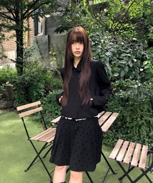 almo(アルモ)の「【LAMPOON】ダブルボタンブラウス(シャツ/ブラウス・レディース・ネイビー/ブラック・FREE)」の14枚目の写真