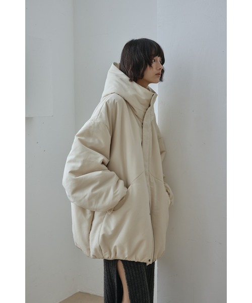 STYLEMIXER(スタイルミキサー)の「パッファーボリュームブルゾン(その他アウター・レディース・アイボリー/ブラック/ブラウン・FREE)」の15枚目の写真