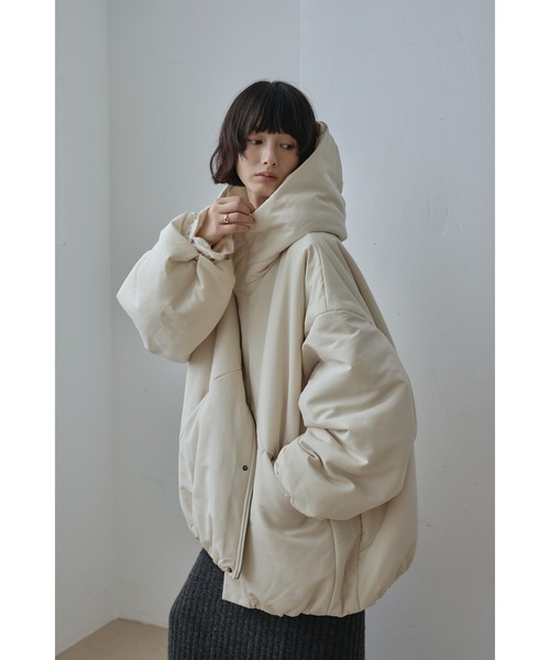 STYLEMIXER(スタイルミキサー)の「パッファーボリュームブルゾン(その他アウター・レディース・アイボリー/ブラック/ブラウン・FREE)」の16枚目の写真