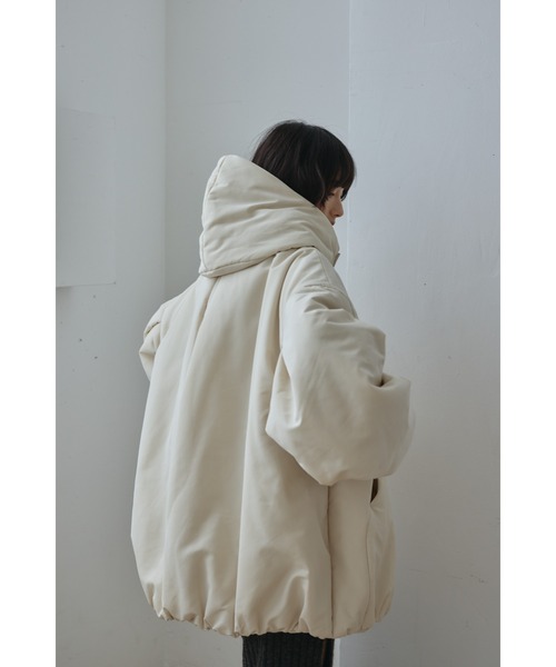 STYLEMIXER(スタイルミキサー)の「パッファーボリュームブルゾン(その他アウター・レディース・アイボリー/ブラック/ブラウン・FREE)」の17枚目の写真