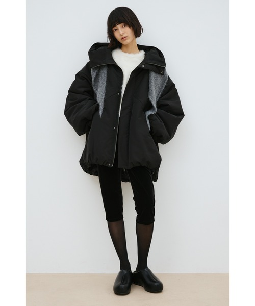 STYLEMIXER(スタイルミキサー)の「パッファーボリュームブルゾン(その他アウター・レディース・アイボリー/ブラック/ブラウン・FREE)」の4枚目の写真