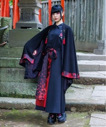 紅葉×月ケープ羽織