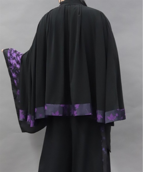 REZEN(リゼン)の「紅葉×月ケープ羽織(その他アウター・メンズ・ローズ/レッドパープル・MEDIUM/LARGE)」の20枚目の写真