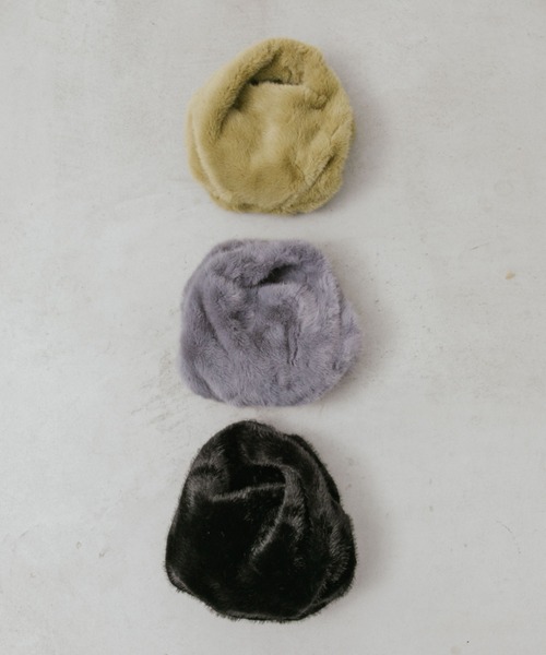 arholiday.standard(エーアールホリデースタンダード)の「Color Fur Round Bag / カラーファーラウンドバッグ(ショルダーバッグ・レディース・グリーン/グレー/ブラック・FREE)」の4枚目の写真