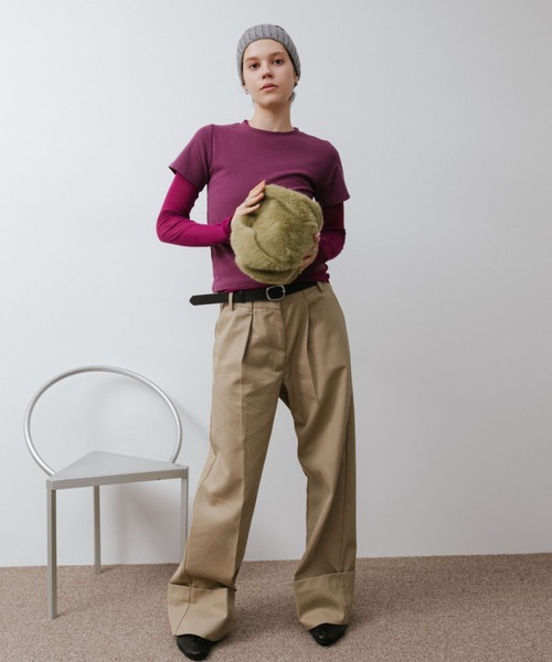 arholiday.standard(エーアールホリデースタンダード)の「Color Fur Round Bag / カラーファーラウンドバッグ(ショルダーバッグ・レディース・グリーン/グレー/ブラック・FREE)」の18枚目の写真