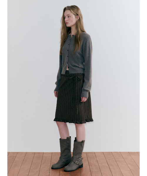 ETMON(エトモン)の「フリルミディスカート ブラウン(スカート・レディース・その他・SMALL/MEDIUM)」の3枚目の写真