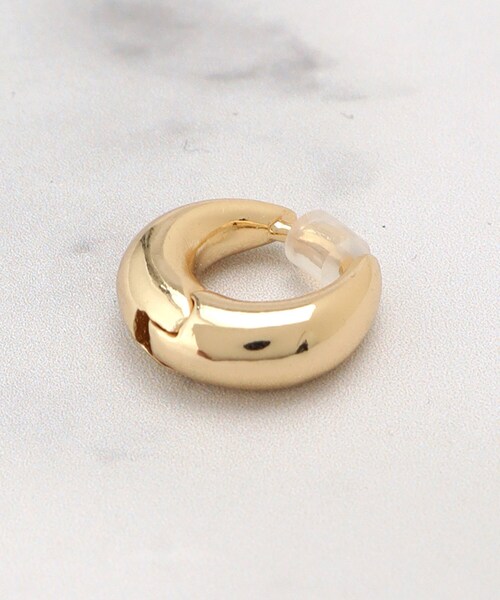 ITS'DEMO(イッツデモ)の「タイニーフープワンタッチピアス(ピアス(両耳用)・レディース・シルバー/ゴールド・00)」の4枚目の写真