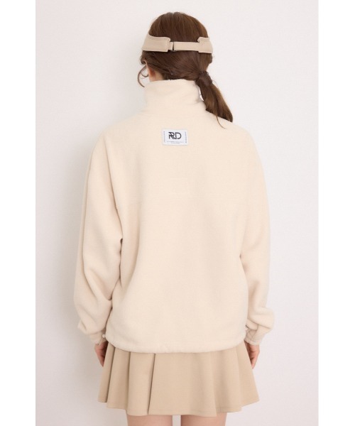 RIENDA GOLF(リエンダゴルフ)の「【RIENDA GOLF】ハーフジップフリースプルオーバー 秋服 冬服(スウェット・レディース・アイボリー/ダークグレー・SMALL/MEDIUM)」の19枚目の写真