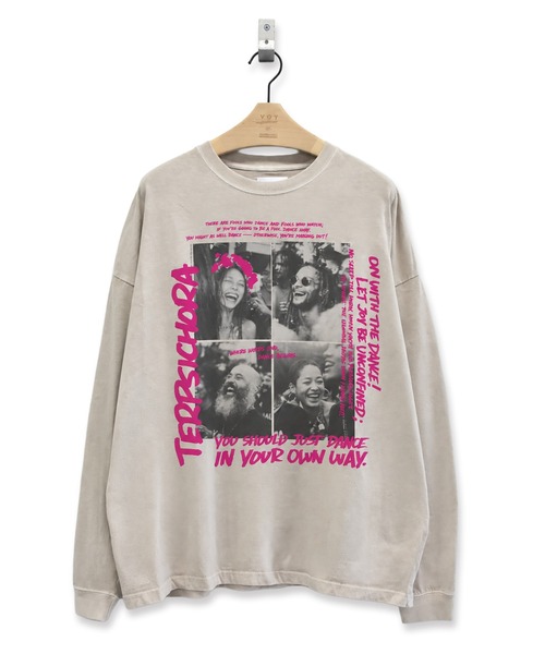 STOF(ストフ)の「PIGMENT-DYED L/S TEE(TERPSICHORA)(Tシャツ/カットソー・メンズ・ベージュ/ホワイト/ブラック・L/M/S)」の3枚目の写真