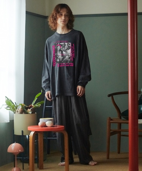 STOF(ストフ)の「PIGMENT-DYED L/S TEE(TERPSICHORA)(Tシャツ/カットソー・メンズ・ベージュ/ホワイト/ブラック・L/M/S)」の8枚目の写真