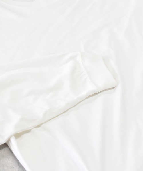 STOF(ストフ)の「PIGMENT-DYED L/S TEE(TERPSICHORA)(Tシャツ/カットソー・メンズ・ベージュ/ホワイト/ブラック・L/M/S)」の14枚目の写真