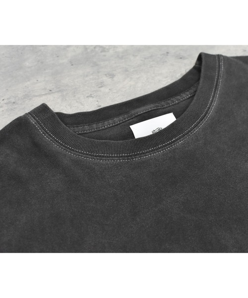 STOF(ストフ)の「PIGMENT-DYED L/S TEE(TERPSICHORA)(Tシャツ/カットソー・メンズ・ベージュ/ホワイト/ブラック・L/M/S)」の18枚目の写真