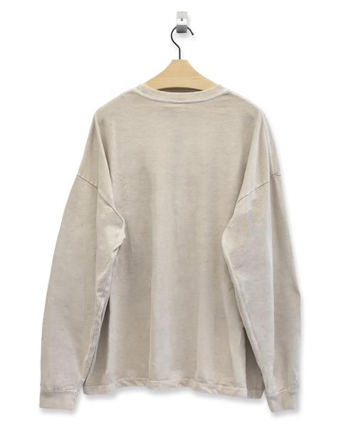 STOF(ストフ)の「PIGMENT-DYED L/S TEE(TERPSICHORA)(Tシャツ/カットソー・メンズ・ベージュ/ホワイト/ブラック・L/M/S)」の22枚目の写真