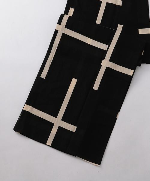 UNITED ARROWS（ユナイテッドアローズ）の「誉 浴衣 破れ格子（浴衣・メンズ・ホワイト/ブラック・MEDIUM/LARGE）」の16枚目の写真