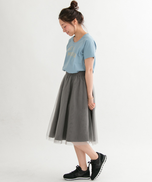 URBAN RESEARCH Sonny Label（アーバンリサーチサニーレーベル）の「Sonny Label フロッキーロゴTシャツ（Tシャツ/カットソー・レディース・オフホワイト/オレンジ系その他/ブルー・FREE）」の12枚目の写真